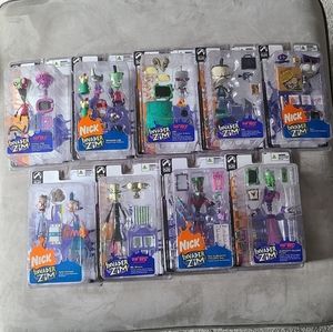 9 Invader Zim Figures Hot Topic Exclusive 2004/05